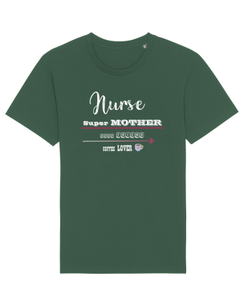 Nurse- Super mother -goof friend -coffee lover Bottle Green