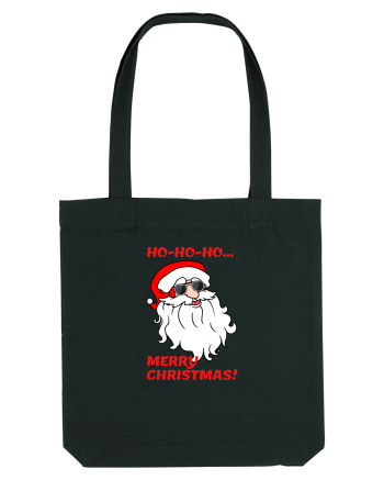 Santa  wishes you a Merry Christmas Black