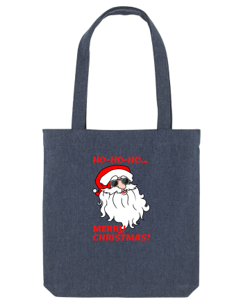 Santa  wishes you a Merry Christmas Midnight Blue
