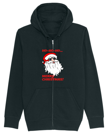 Santa  wishes you a Merry Christmas Black