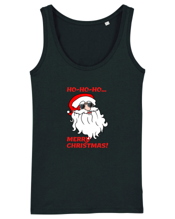 Santa  wishes you a Merry Christmas Black