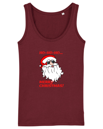 Santa  wishes you a Merry Christmas Burgundy