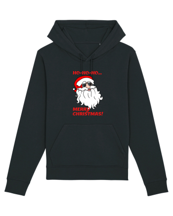 Santa  wishes you a Merry Christmas Black