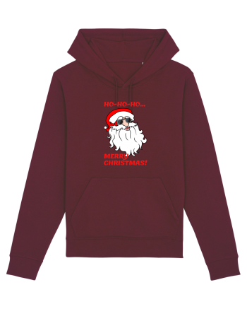 Santa  wishes you a Merry Christmas Burgundy