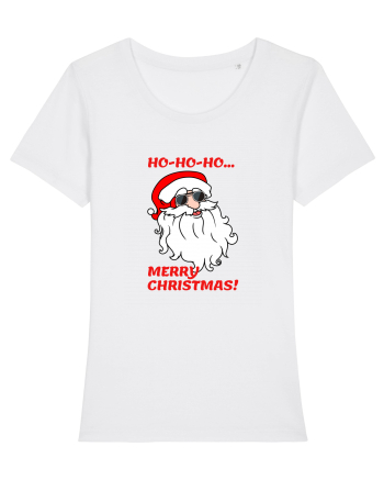 Santa  wishes you a Merry Christmas White