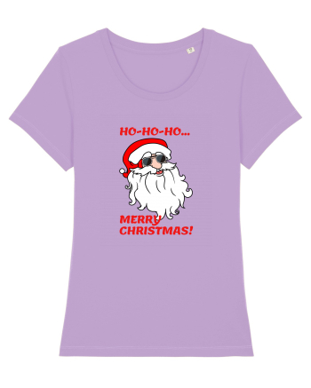Santa  wishes you a Merry Christmas Lavender Dawn