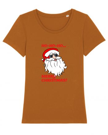 Santa  wishes you a Merry Christmas Roasted Orange