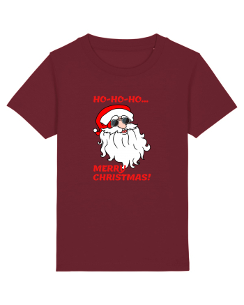 Santa  wishes you a Merry Christmas Burgundy