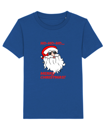 Santa  wishes you a Merry Christmas Majorelle Blue