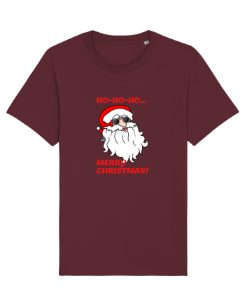 Santa  wishes you a Merry Christmas Burgundy