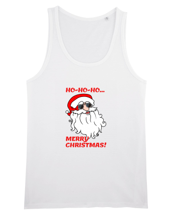 Santa  wishes you a Merry Christmas White