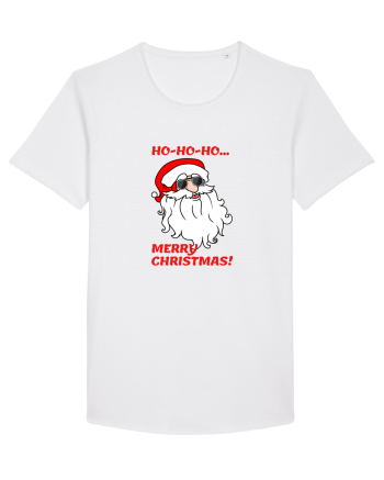 Santa  wishes you a Merry Christmas White