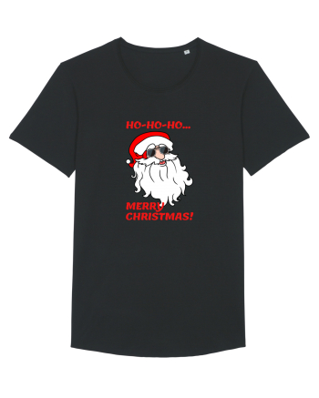 Santa  wishes you a Merry Christmas Black