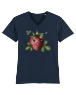 Strawberry Tricou mânecă scurtă guler V Bărbat Presenter