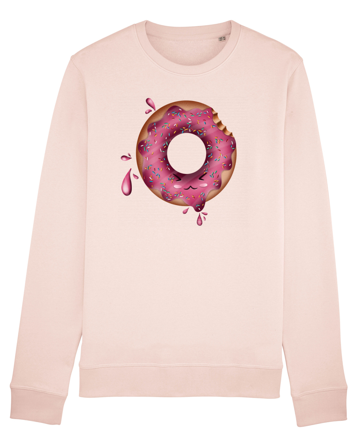 Bluză mânecă lungă Unisex Rise Candy Pink