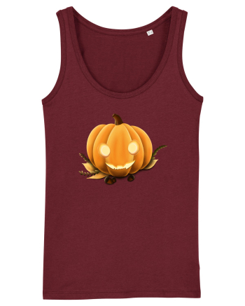 Halloween Pumpkin Burgundy