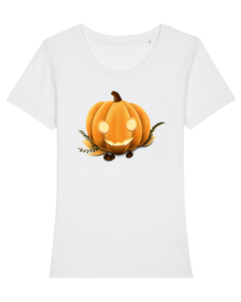 Halloween Pumpkin White