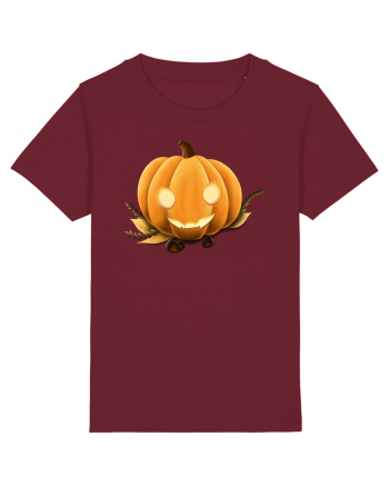 Halloween Pumpkin Burgundy