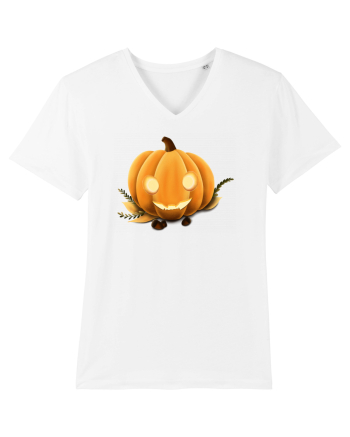 Halloween Pumpkin White