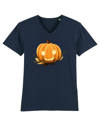 Halloween Pumpkin French Navy