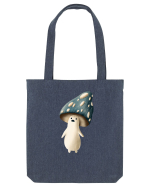 Blue Mushroom Sacoșă textilă