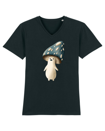 Blue Mushroom Black