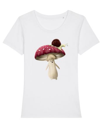 Red Mushroom White