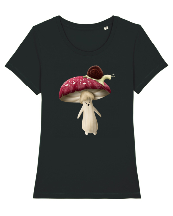 Red Mushroom Black