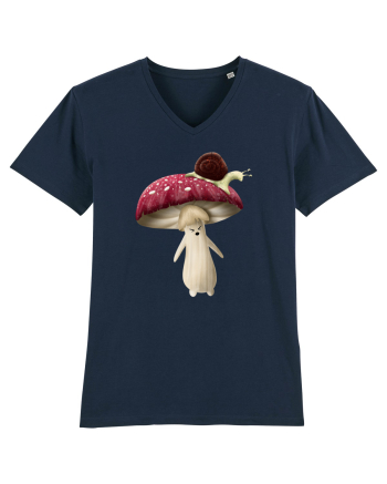 Red Mushroom French Navy