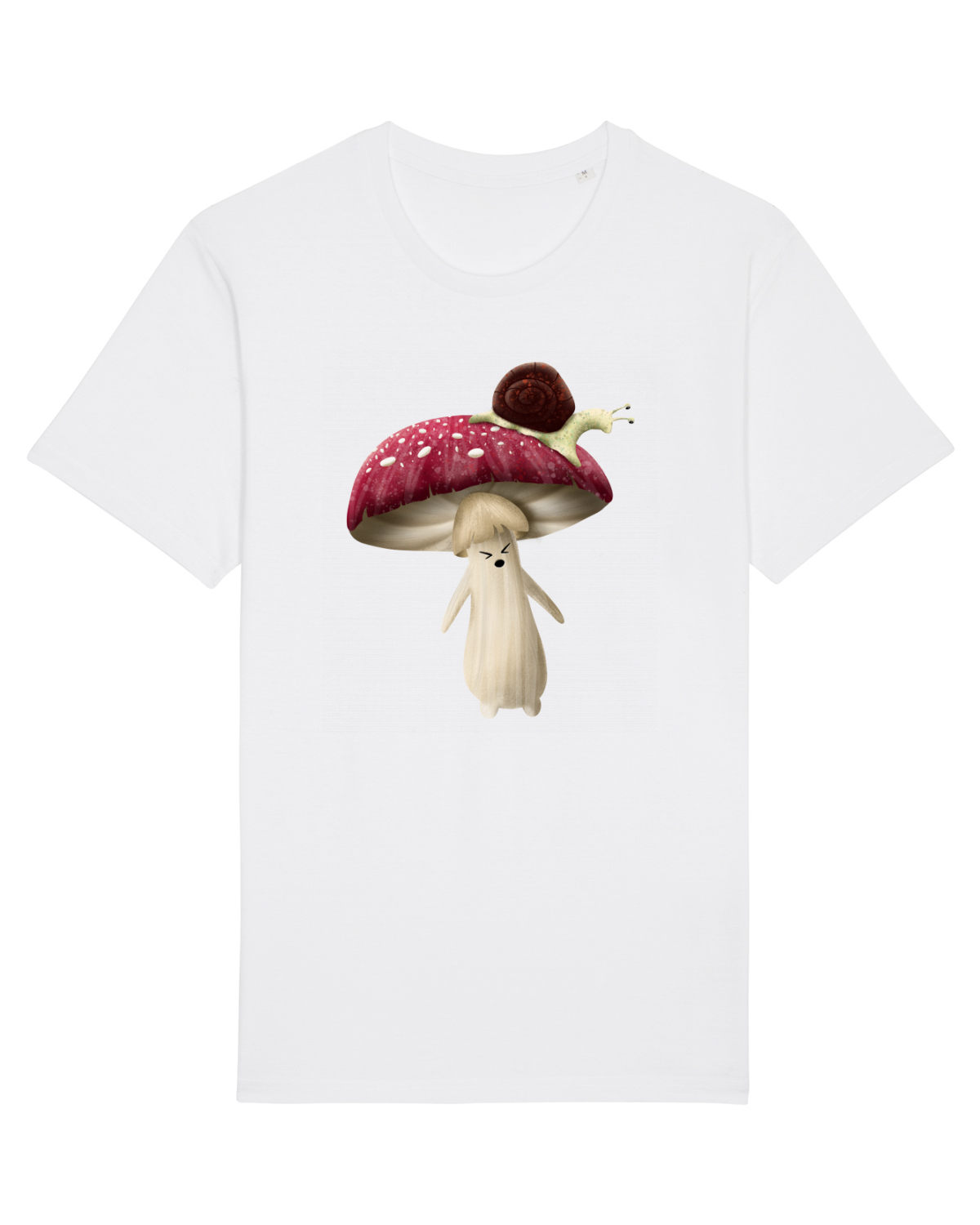 Tricou mânecă scurtă Unisex Rocker White