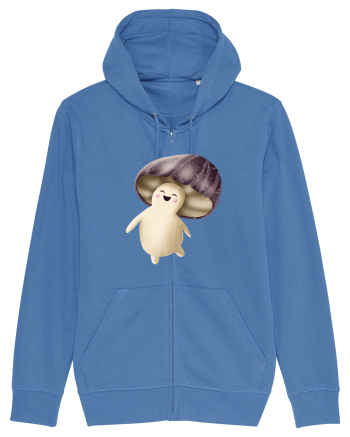 Purple Mushroom Bright Blue
