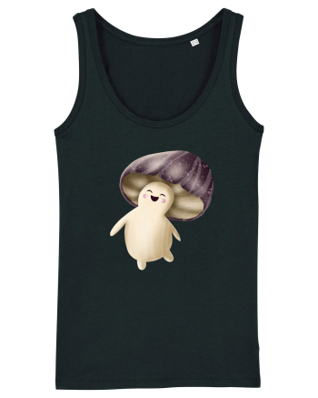 Purple Mushroom Black