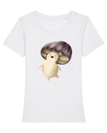 Purple Mushroom White