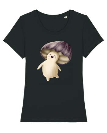 Purple Mushroom Black