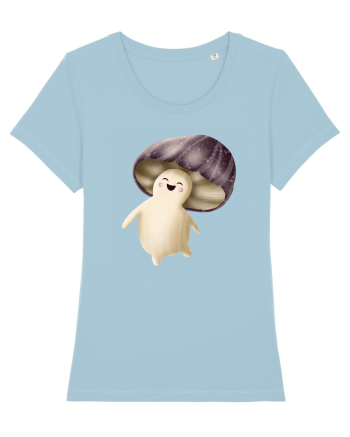 Purple Mushroom Sky Blue
