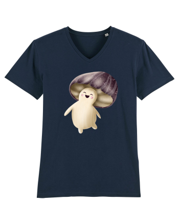Purple Mushroom French Navy