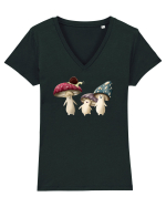 The Mushrooms Tricou mânecă scurtă guler V Damă Evoker