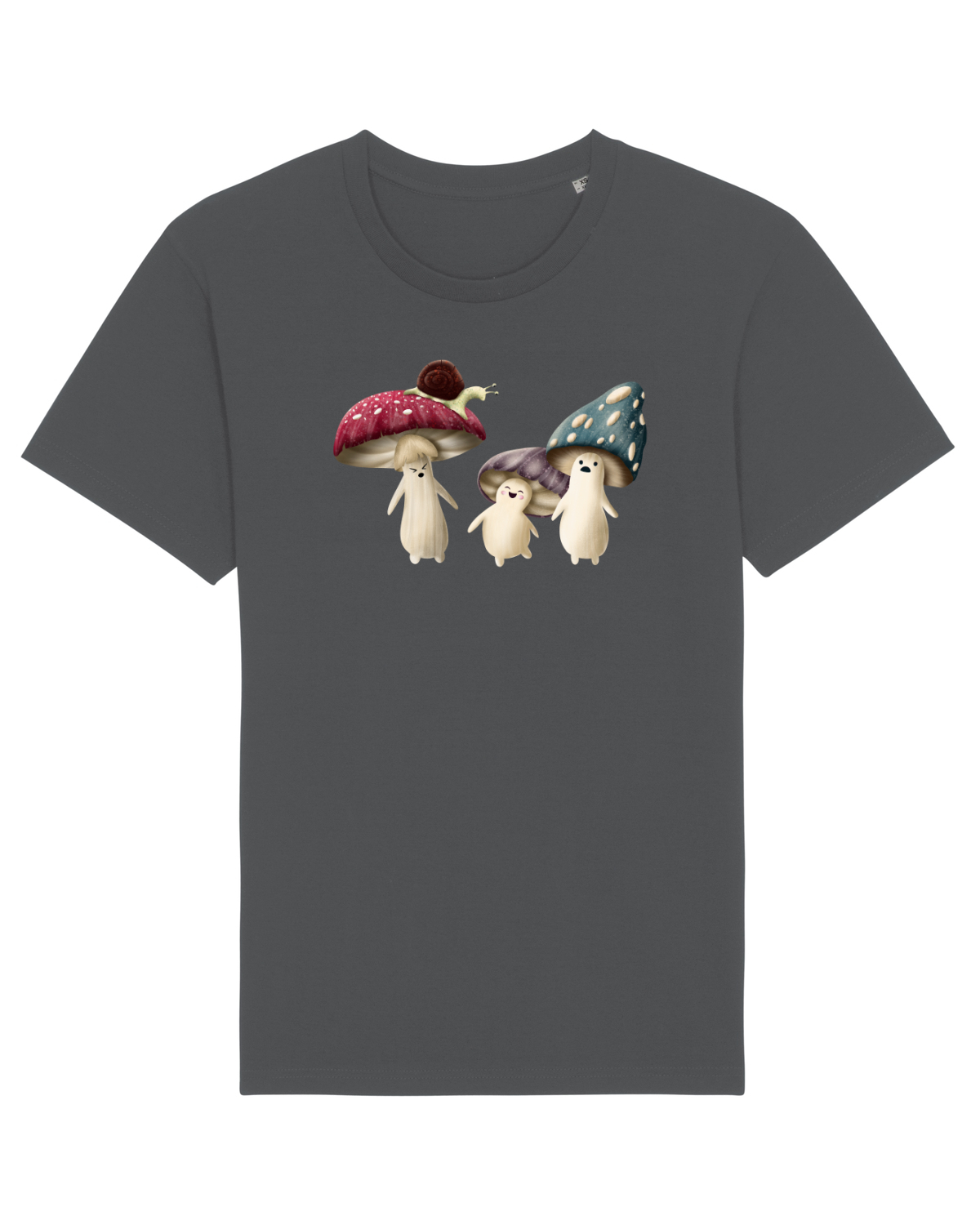 Tricou mânecă scurtă Unisex Rocker Anthracite