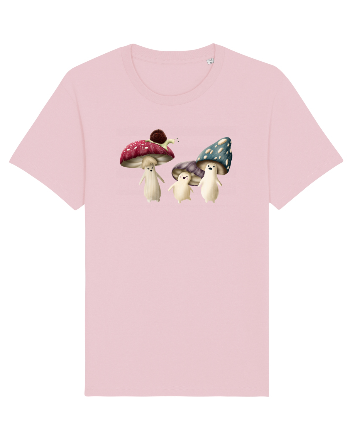 Tricou mânecă scurtă Unisex Rocker Cotton Pink