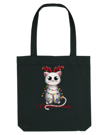 Christmas Kitty Black