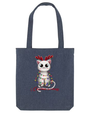 Christmas Kitty Midnight Blue