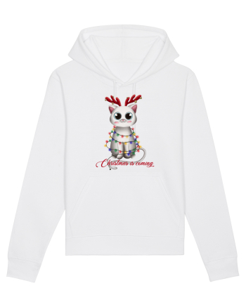 Christmas Kitty White