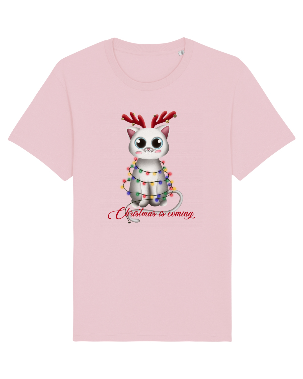 Tricou mânecă scurtă Unisex Rocker Cotton Pink