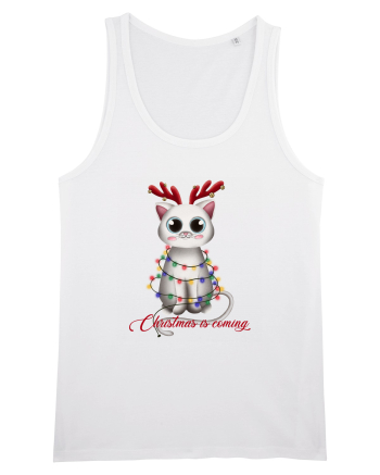 Christmas Kitty White