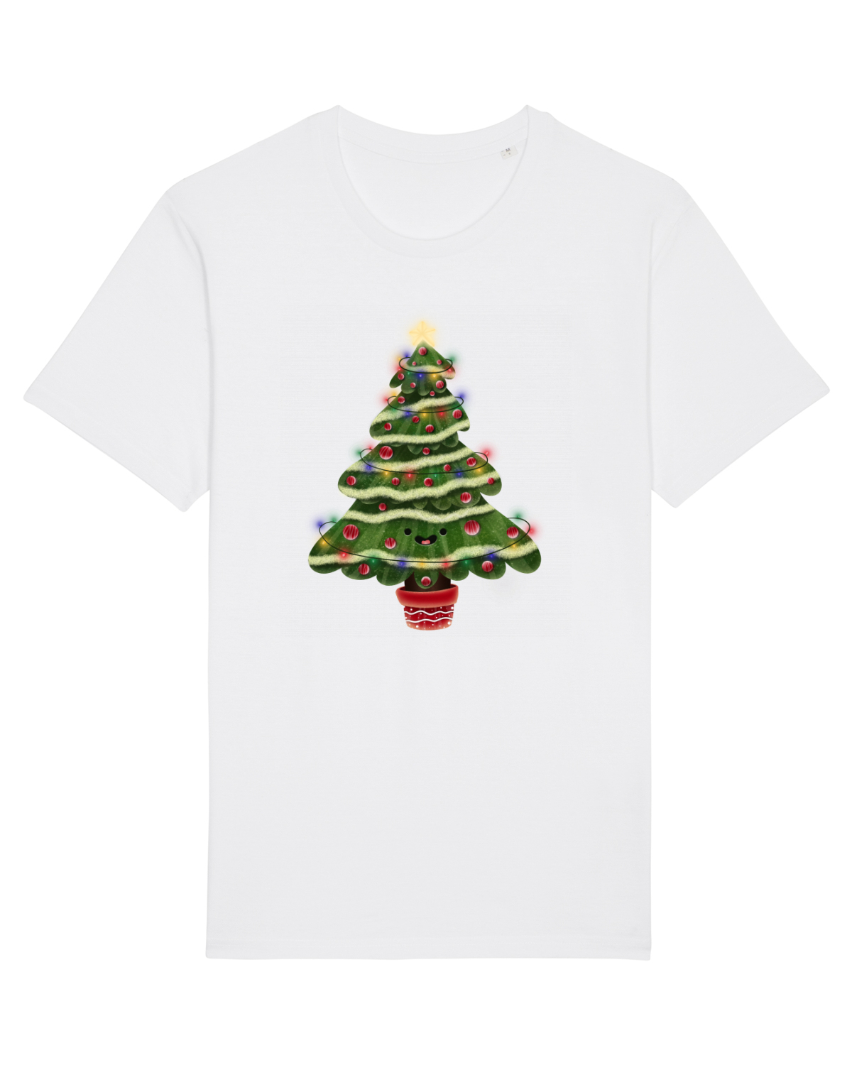 Tricou mânecă scurtă Unisex Rocker White