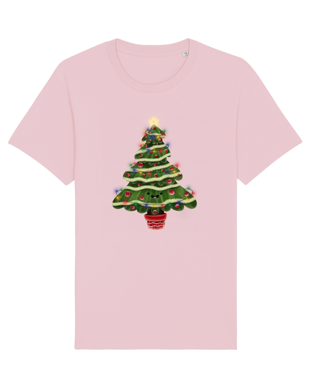 Tricou mânecă scurtă Unisex Rocker Cotton Pink