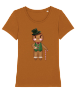 Mr. Cookie Tricou mânecă scurtă guler larg fitted Damă Expresser