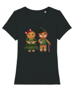 Mr. and Ms.  Cookie Tricou mânecă scurtă guler larg fitted Damă Expresser