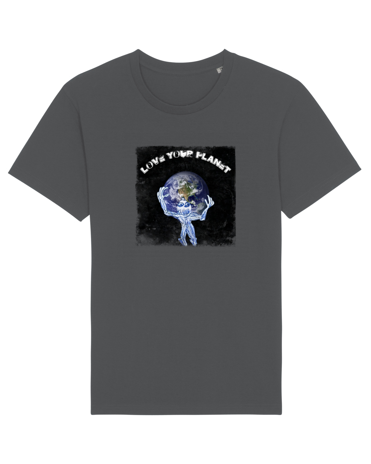 Tricou mânecă scurtă Unisex Rocker Anthracite