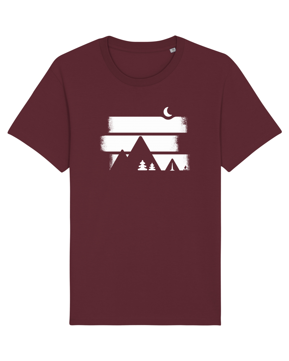 Tricou mânecă scurtă Unisex Rocker Burgundy